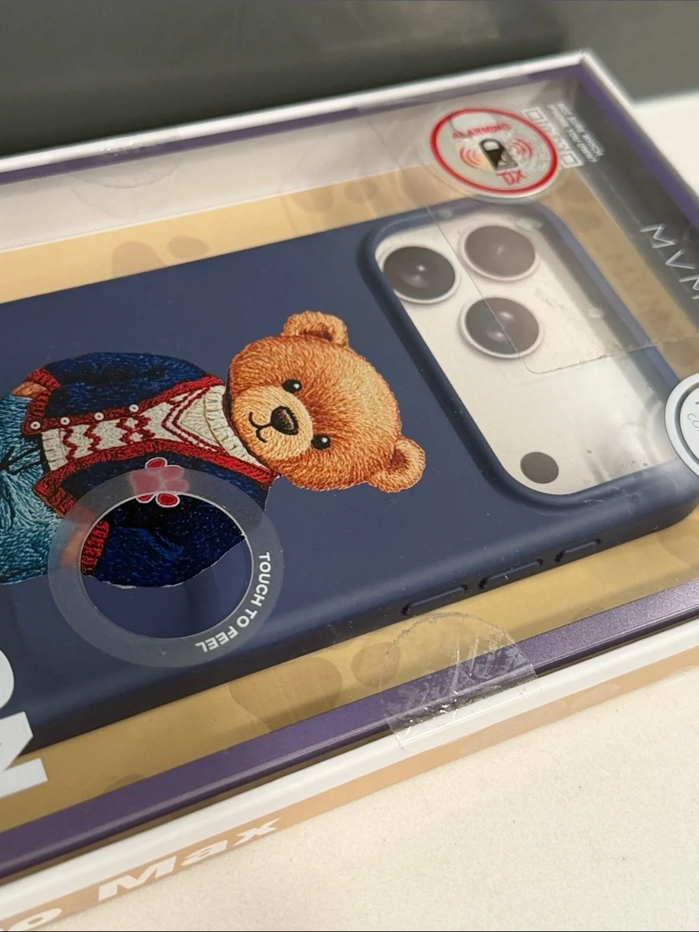 MVMT Navy Bear Protective MagSafe iPhone 17 Pro Max Case